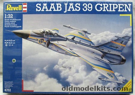 Revell 1/32 Saab JAS-39 Gripen, 4752 plastic model kit